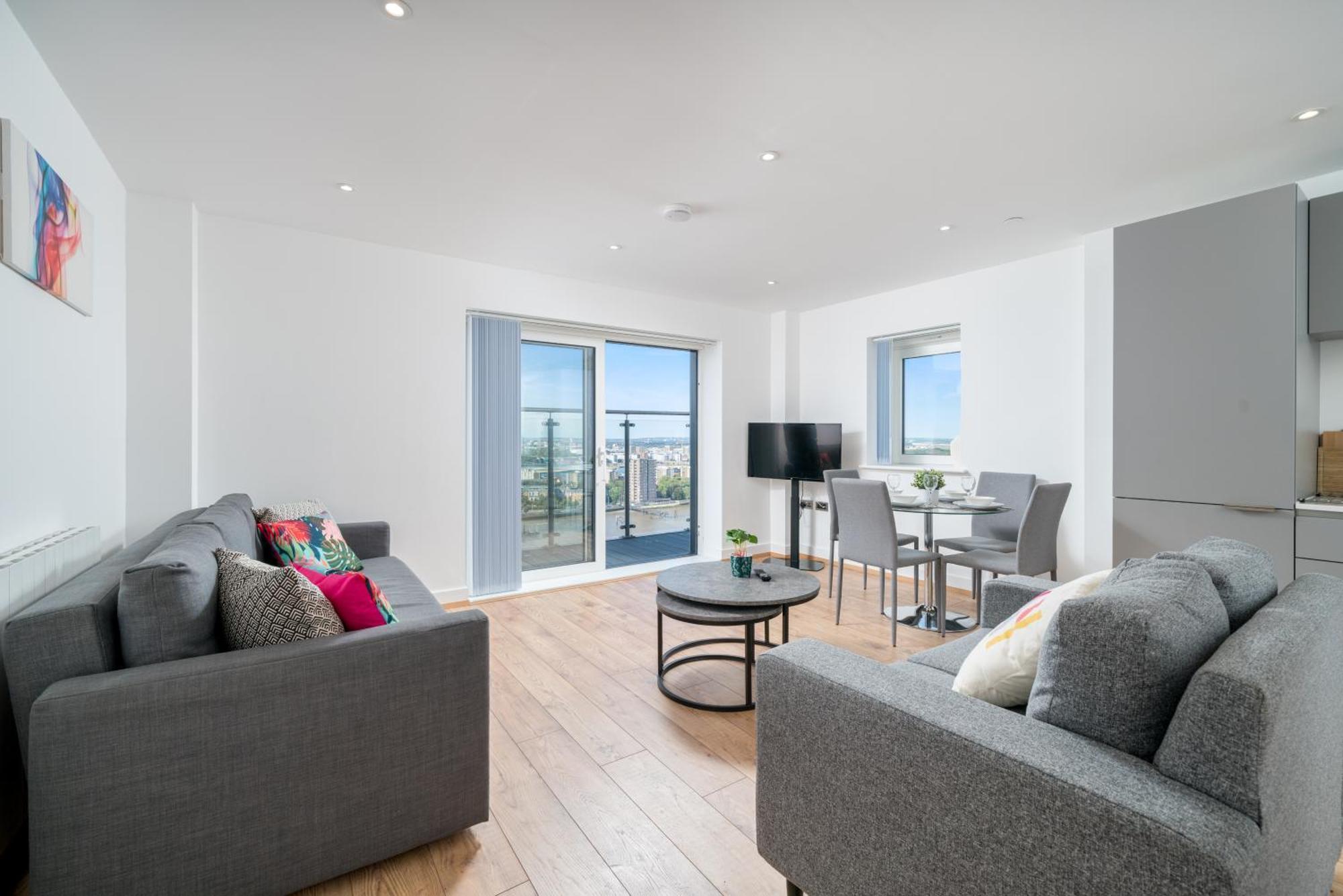 Skyvillion - London River Thames Top Floor Apartments By Woolwich Ferry, Mins To London Excel, O2 Arena , London City Airport With Parking Exterior foto