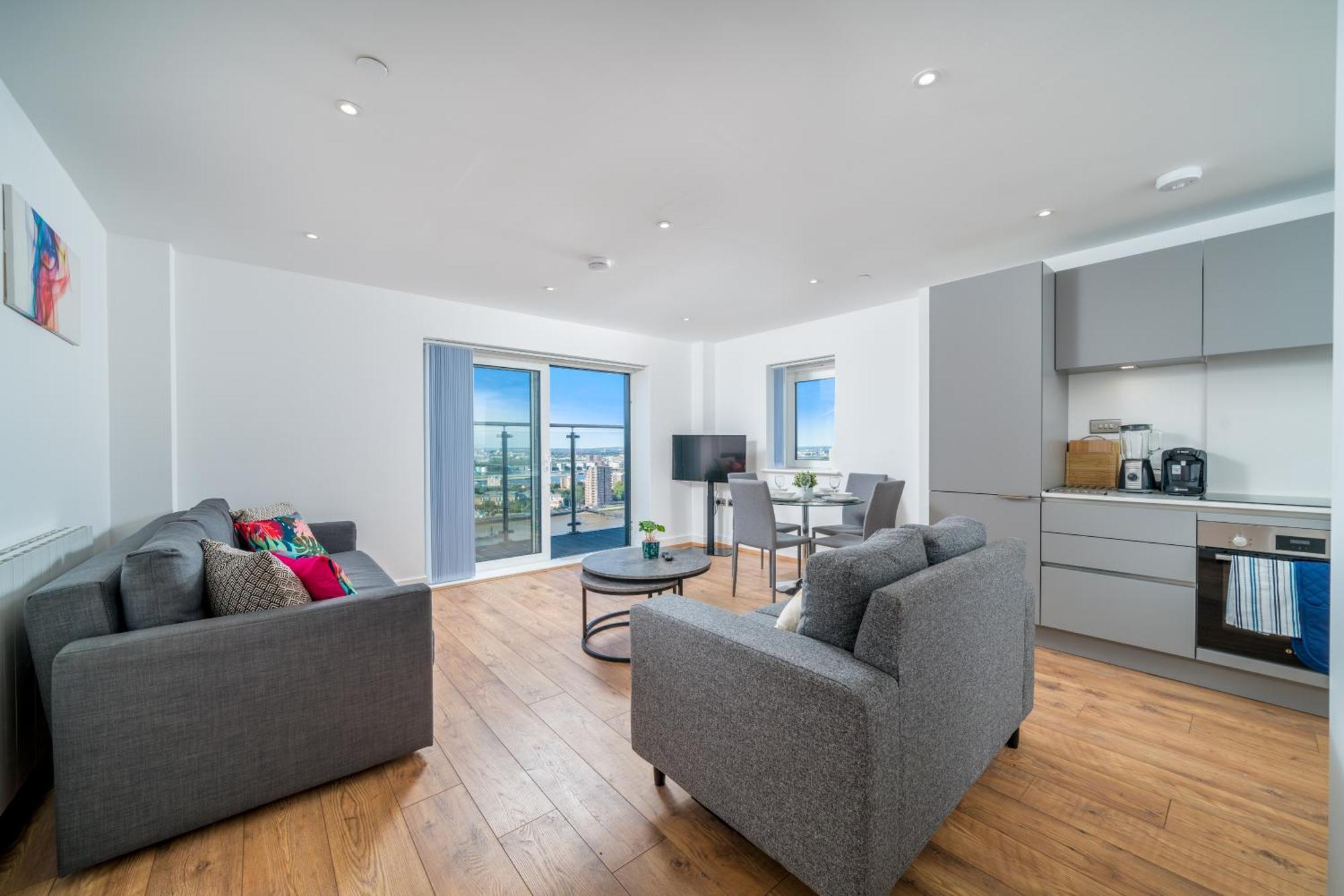 Skyvillion - London River Thames Top Floor Apartments By Woolwich Ferry, Mins To London Excel, O2 Arena , London City Airport With Parking Exterior foto